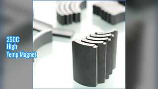 Sức mạnh y tế nam châm Ferrite thiêu kết 250C