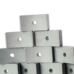 Chế biến gốm tùy chỉnh Quạt động cơ nam châm Hình dạng vòng cung Màu xám than